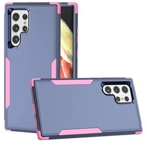 Samsung Dual-Tone Blue and Pink Phone Case In EUC